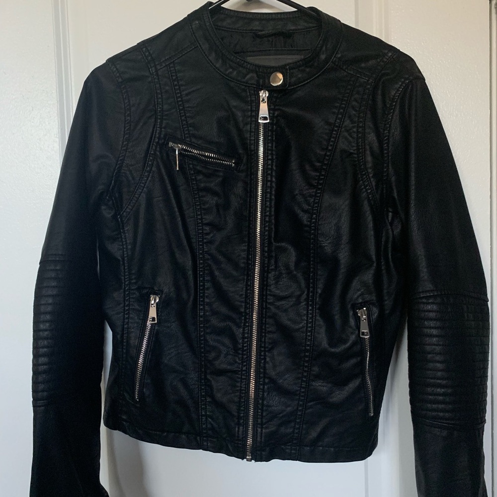 Faux leather ci sona Moto  jacket